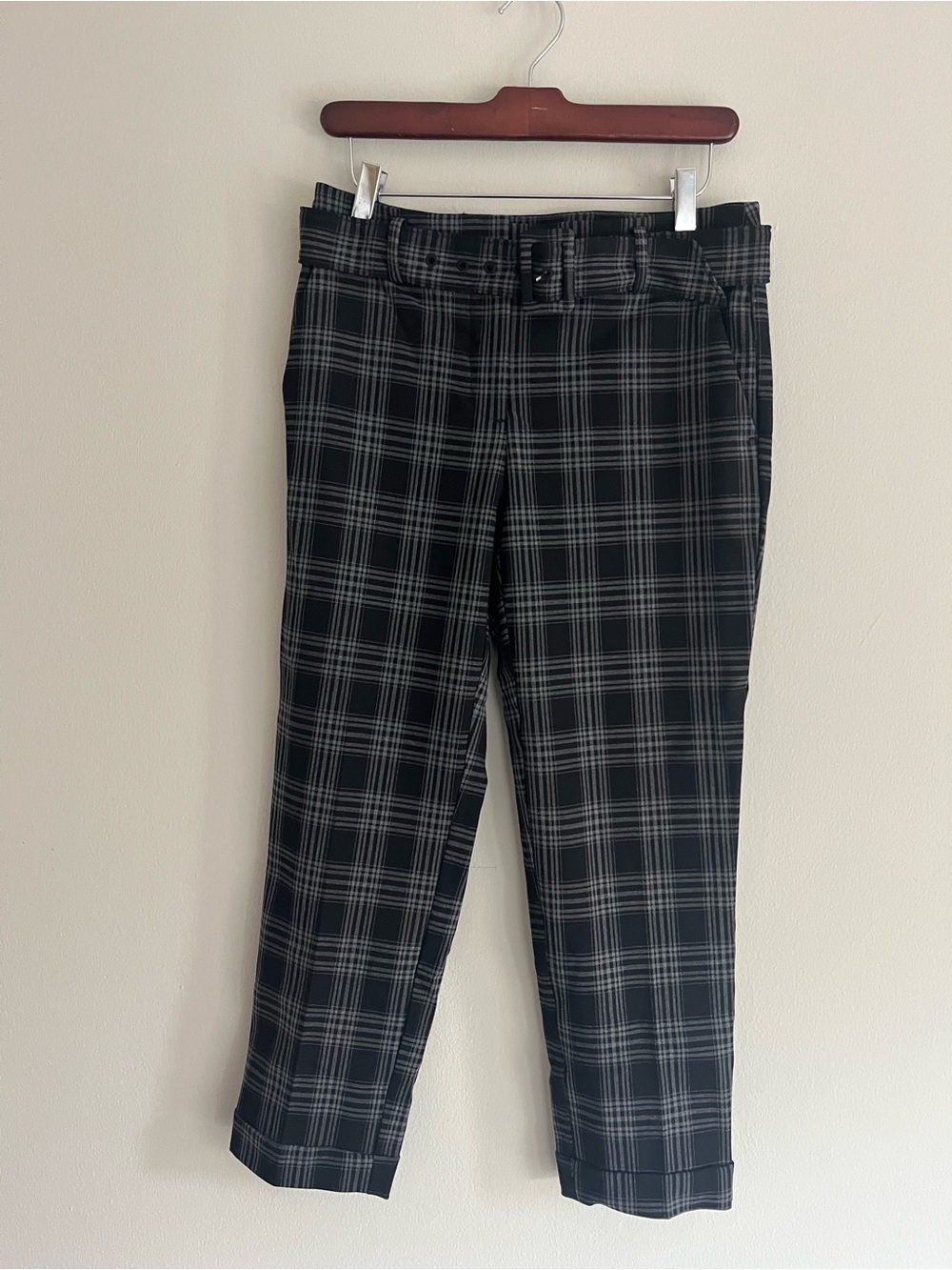 LOFT Petite Belted Devin Slim Pant